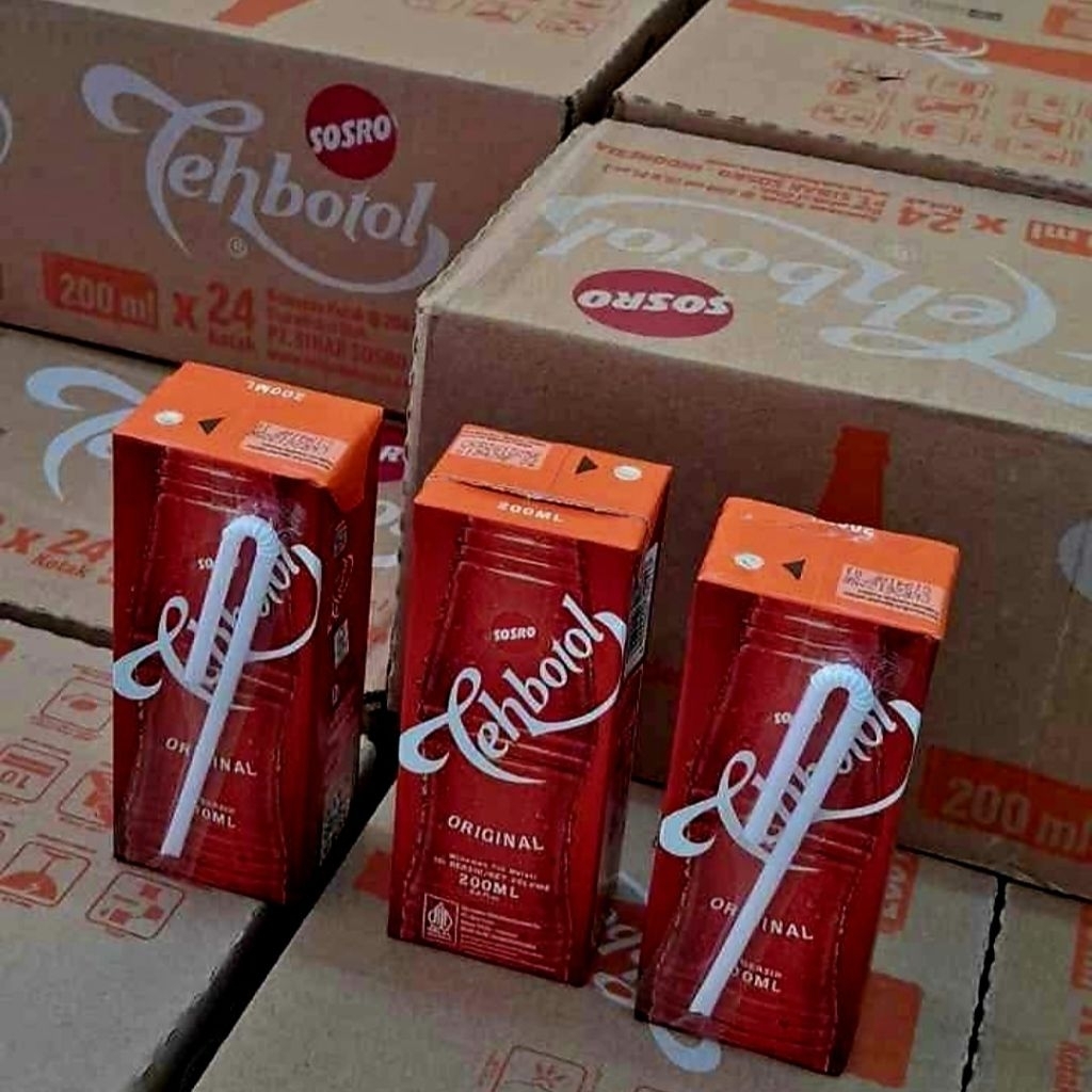 

Tehbotol Sosro kotak 24 x 200ml 1 dus karton