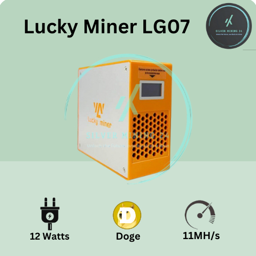 Lucky Miner LG07 Doge 11 MH 12W Solo Mining Kripto Cryptocurrency Asic 11MH