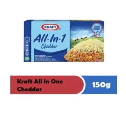 

Keju Kraft All in 1 Cheddar