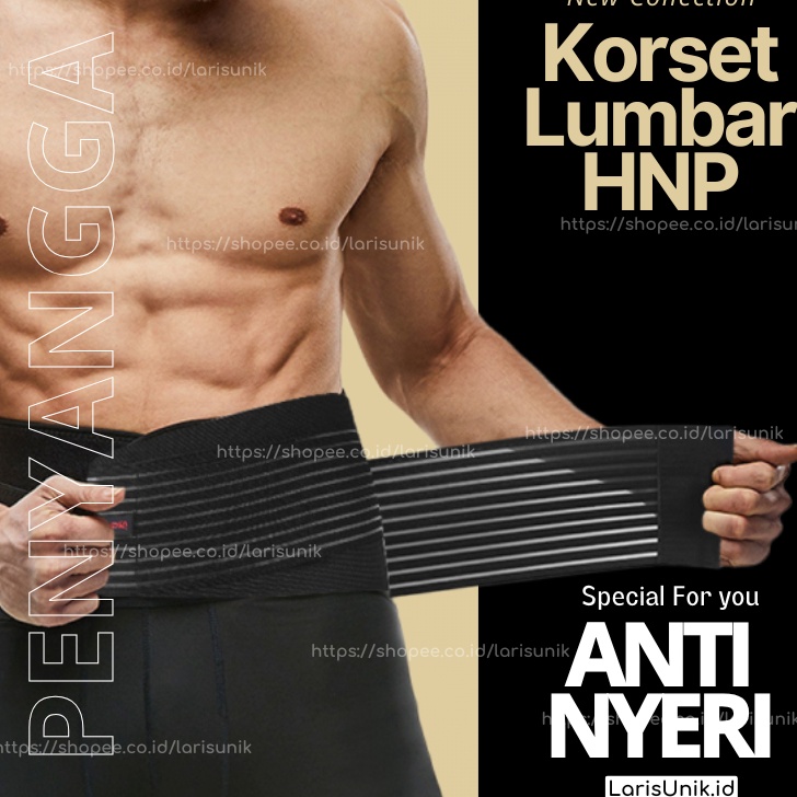 Hot Sale Sabuk Lumbal Lumbar HNP Penyangga Perut Pinggang Pakaian Korset Corset Penyangga Penegak Wa
