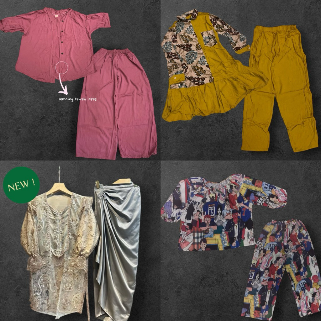 [PreLoved & New] Setelah Celana/Oneset Celana/Setelan Kondangan/Onset Kondangan