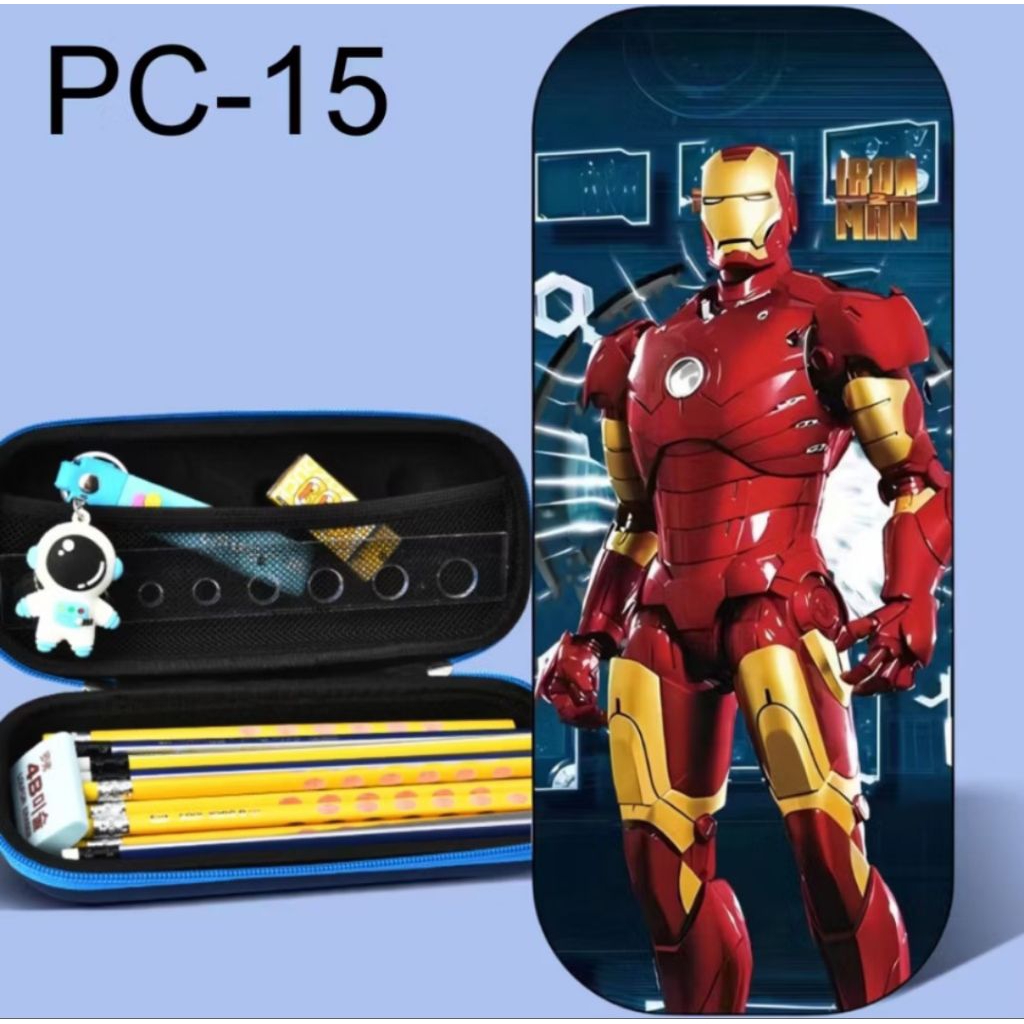 

tempat pensil 3d kotak alat tulis karakter