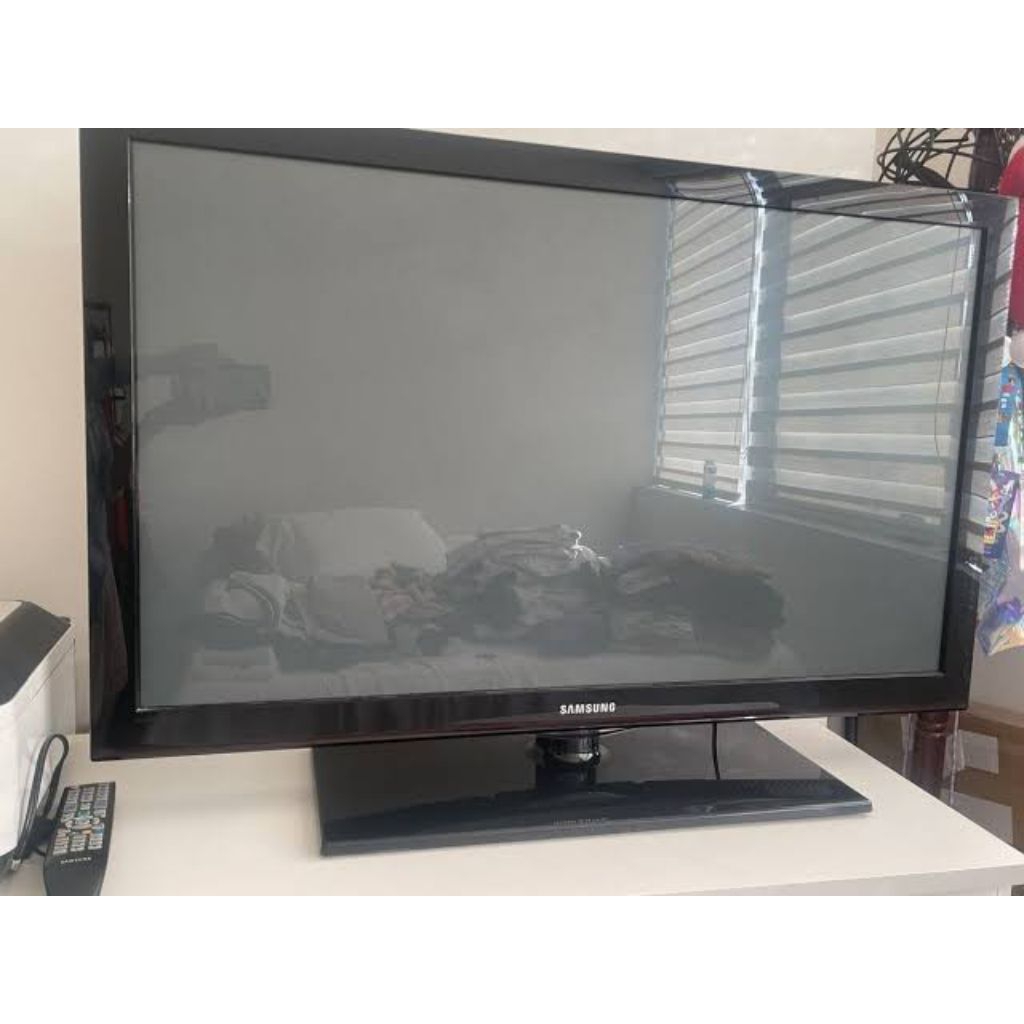 TV Samsung PLASMA 43inch PS43F4000 type PS43F4000A2M PS43F  Samsung Plasma 43 inch Kondisi Mati