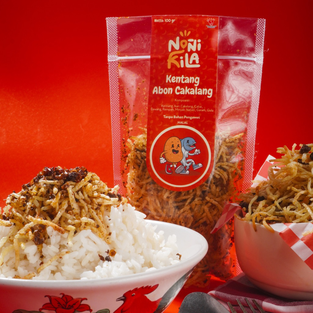 

100 gram Kripik Kentang Krispy Abon Cakalang