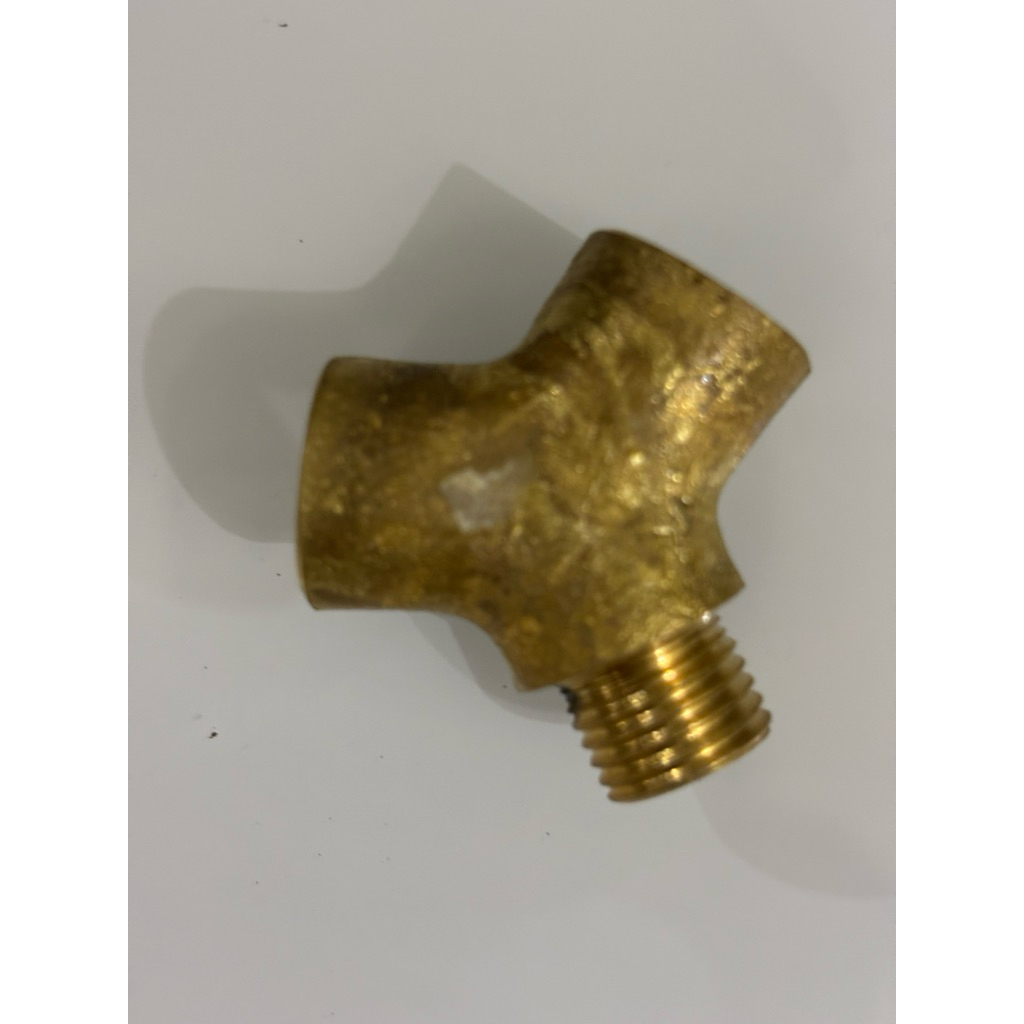 Cabang Y kran kompresor sambungan kran kompresor nepel kompresor Y cabang 3 kompresor