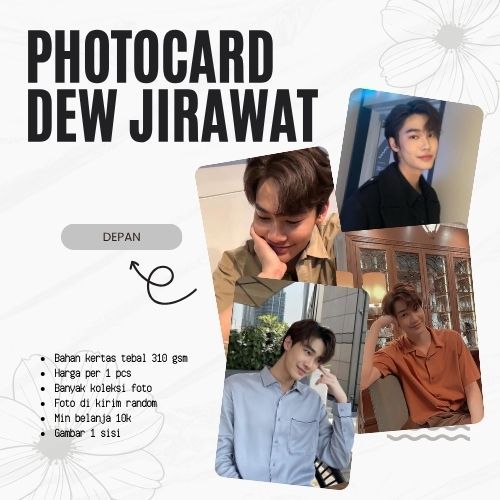 [1PCS] PHOTOCARD DEW JIRAWAT | PHOTOCARD KPOP | PHOTOCARD DRAKOR | PHOTOCARD DRACIN