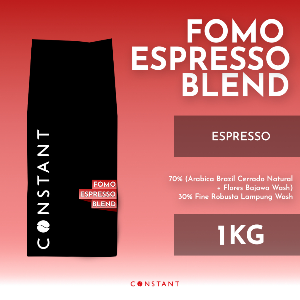 

Espresso 7030 Arabica Robusta Blend - FOMO Espresso Blend 1 KG