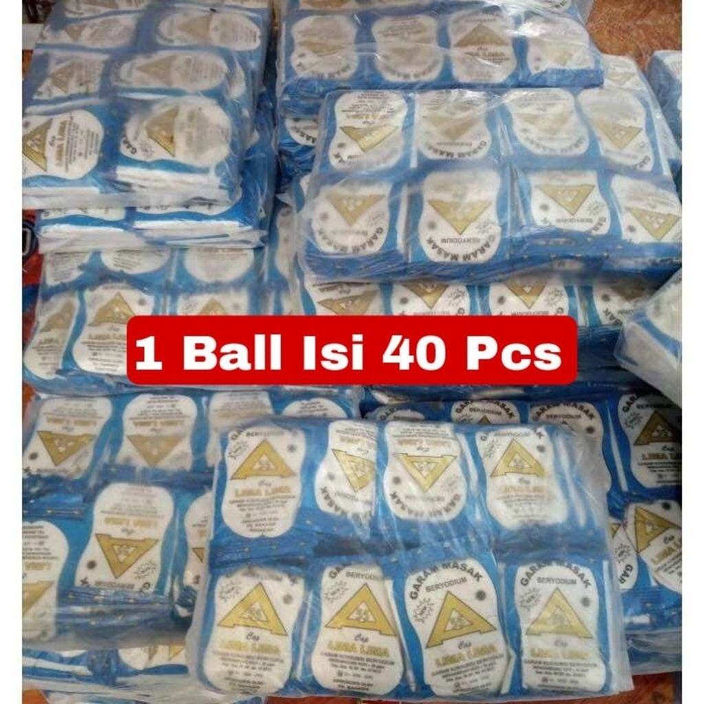 

Promo 1 Ball Garam Masak Beryodium Isi 40 Pcs / Garam Dapur