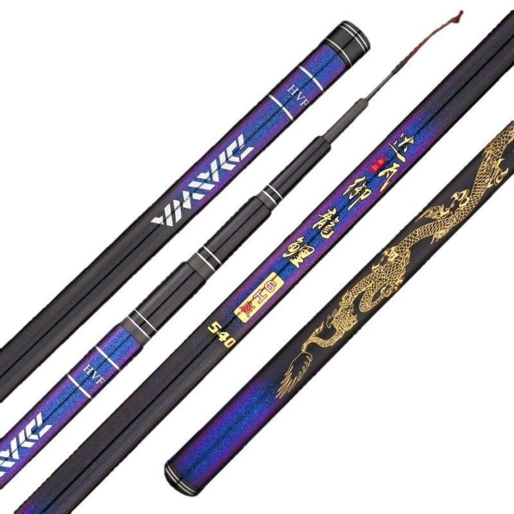 Joran Tegek Daiwa Blue Dragon hai-wei medium hard (bonus ruas ujung)