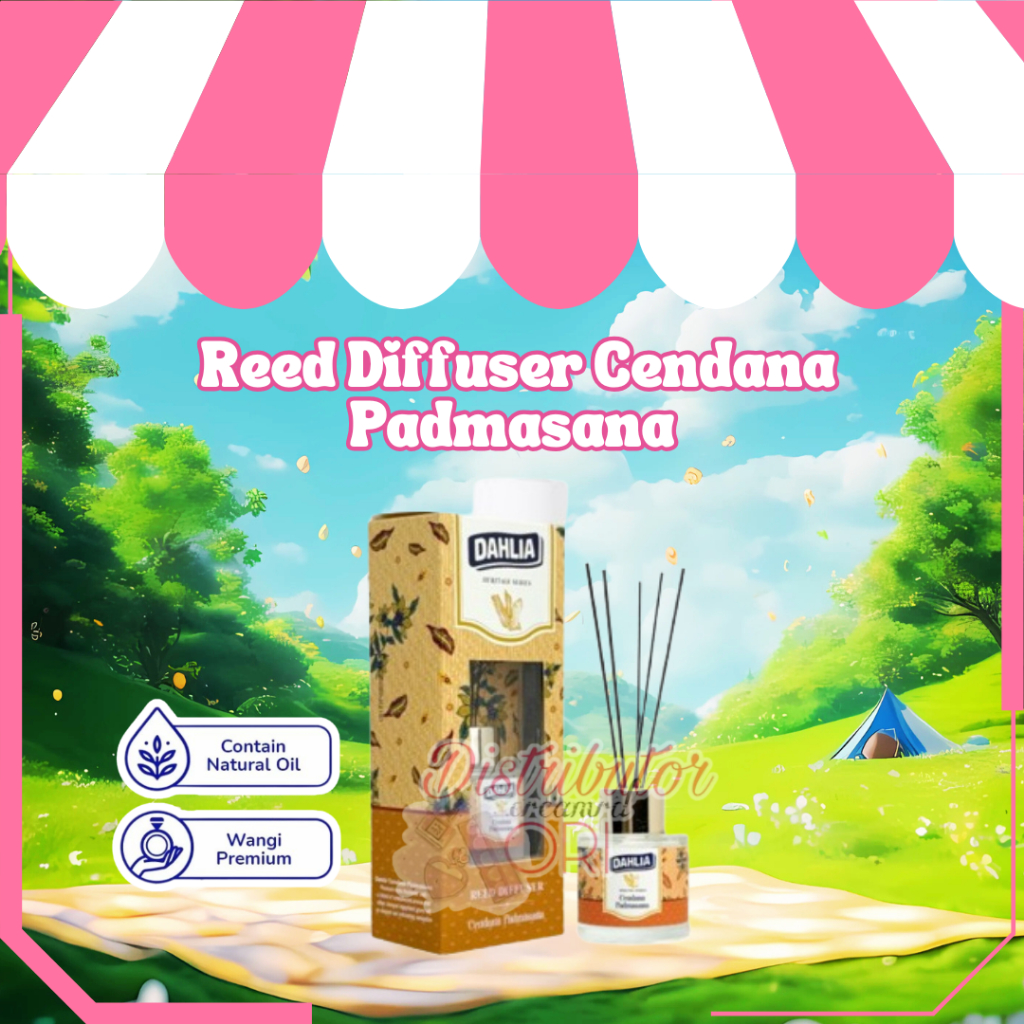 Dahlia Reed Diffuser Cendana Padmasana  | PEWANGI RUANGAN