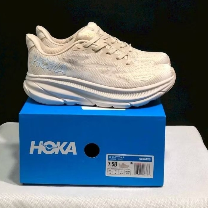 Sepatu Hoka One One Clifton 9 Peach