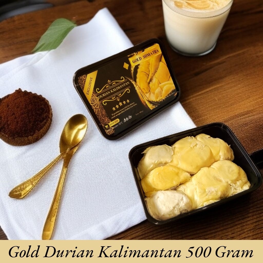 

Exclusive Durian Golden Pontianak Premium || Durian Kalimantan Barat frozen Netto 500 Gram