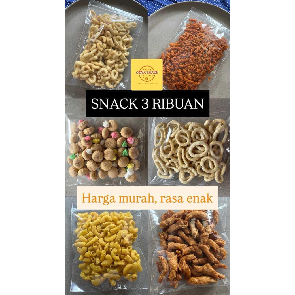 

ANEKA SNACK CEMILAN KILOAN 3 RIBUAN