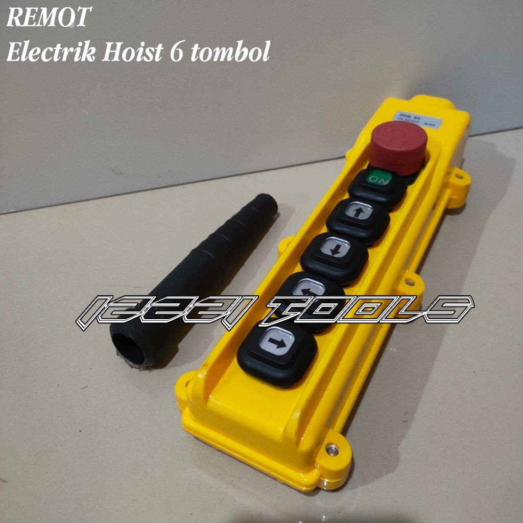 Remot Control 6 Tombol Push Button Switch Electrik Crane Chain Hoist