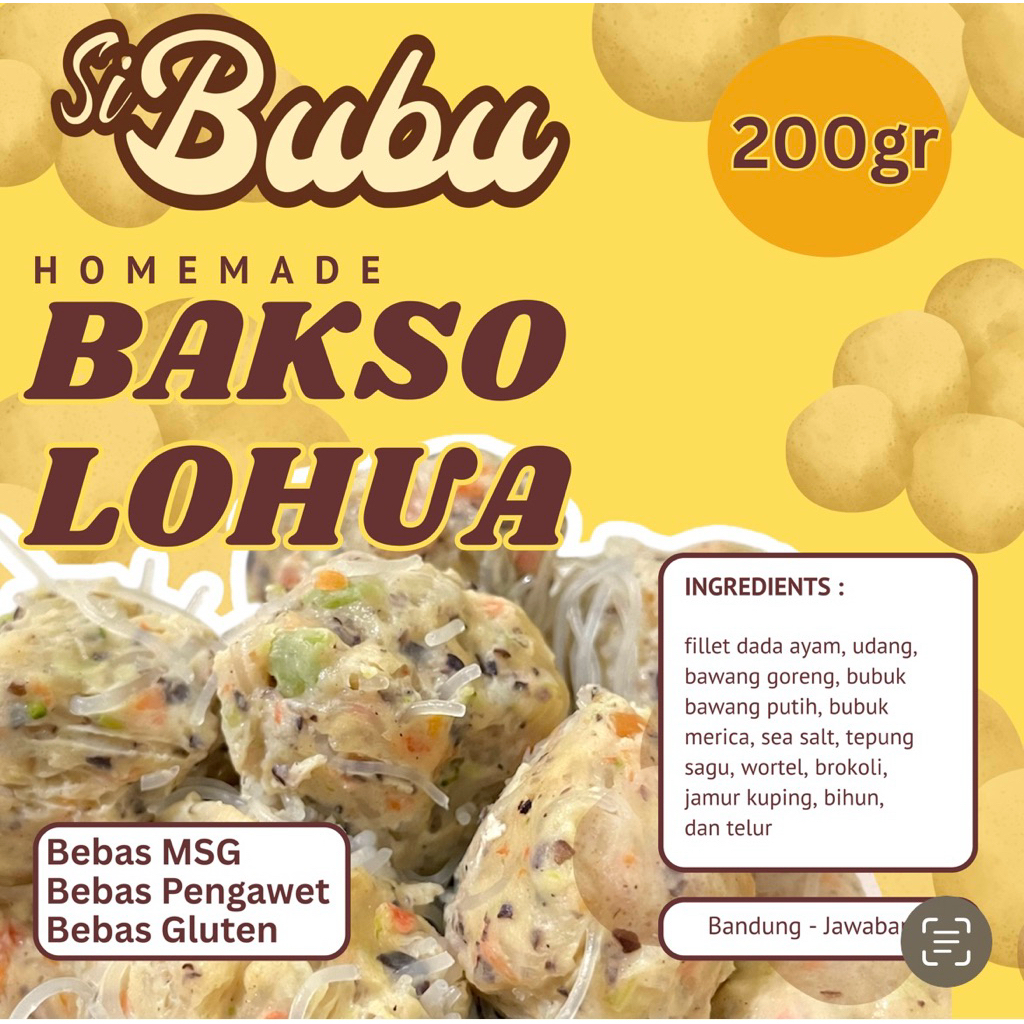 

bakso lohua homemade MPASI