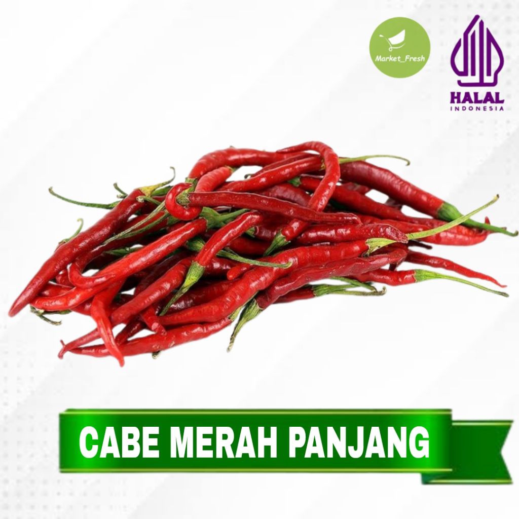 

Cabai Merah Segar Baru Cabe Merah Netto 250 Gram