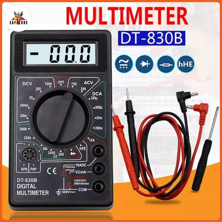 Multitester Multimeter Digital DT-830B Multimeter DT830B / DT-830B Model Avometer