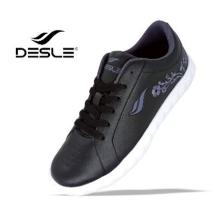 Desle Estee Calio Sepatu Sneaker Wanita 37-41 Sneakers Hitam Putih Kulit Sintetic Premium