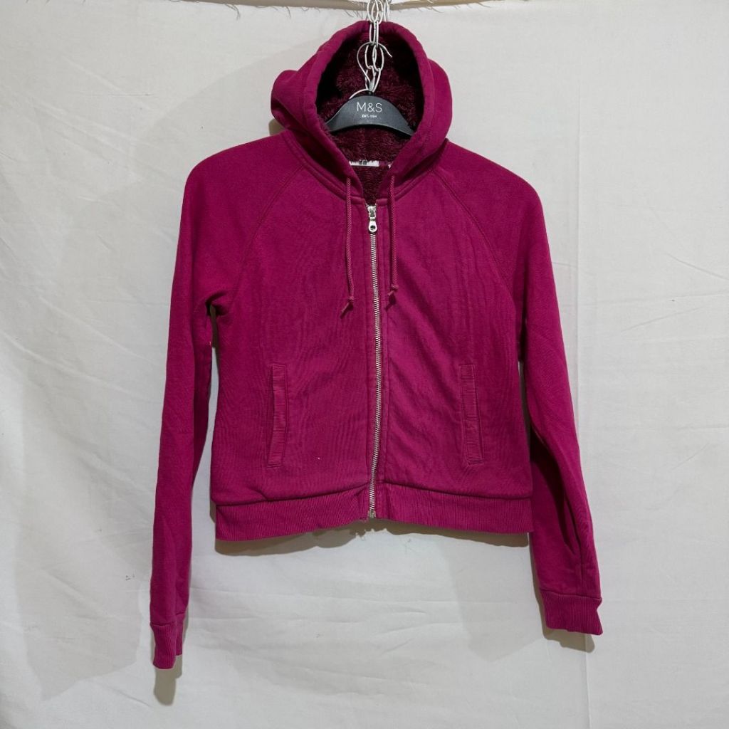UNIQLO sherpa hoodie zipper womens kids