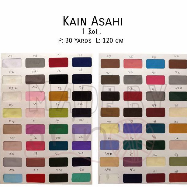 KODE A23D KAIN ASAHI FURING GULUNGAN 1 ROLL KAIN ASAHI PER ROLL