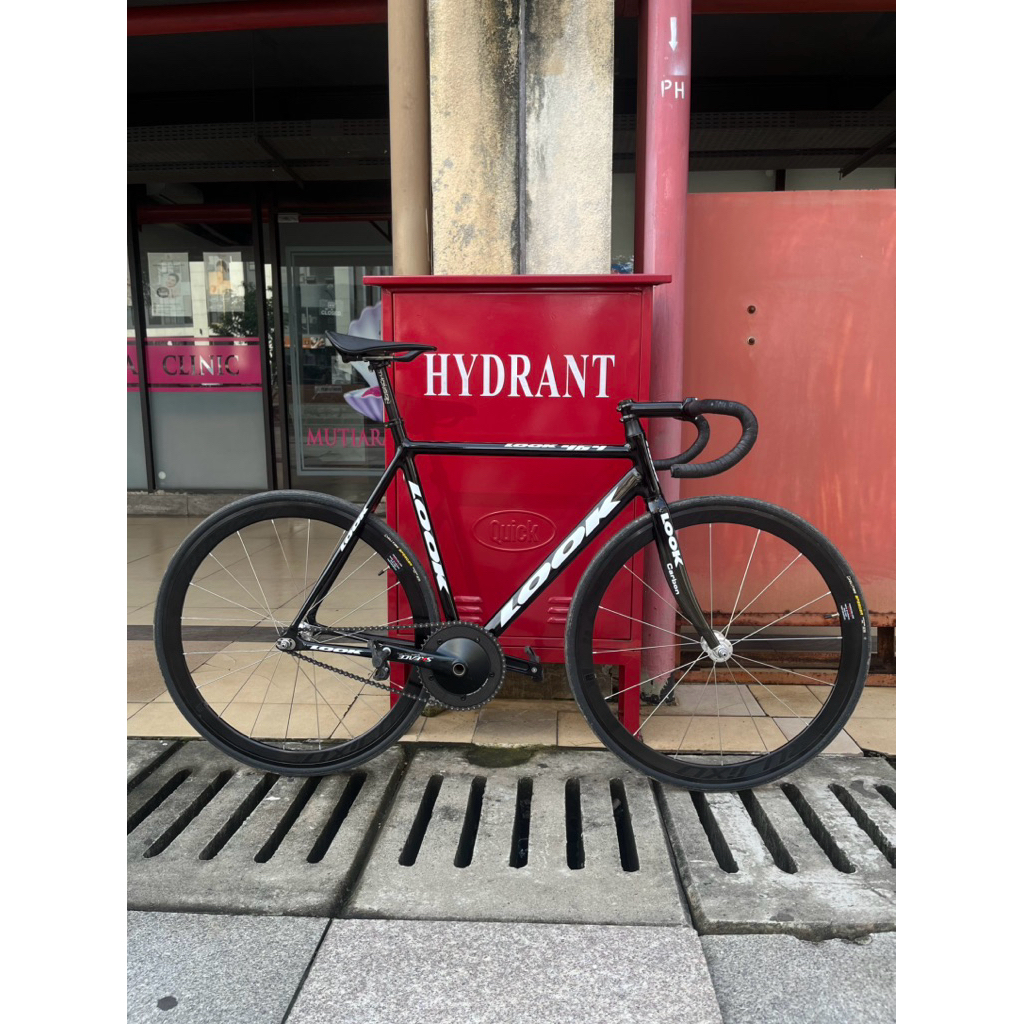 Sepeda Look fixie 464 pista ORIGINAL fullbike trackbike fixedgear fixie