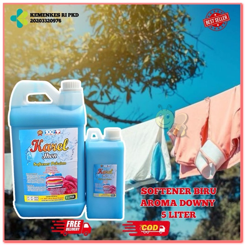 Softener Laundry Wangi Tahan Lama 5 Liter Pewangi Pakaian Loundry