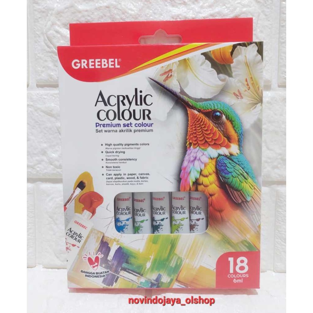 

KODE E9U CAT ACRYLIC PREMIUM SET COLOUR 18 GREEBEL 6ML TERMURAH