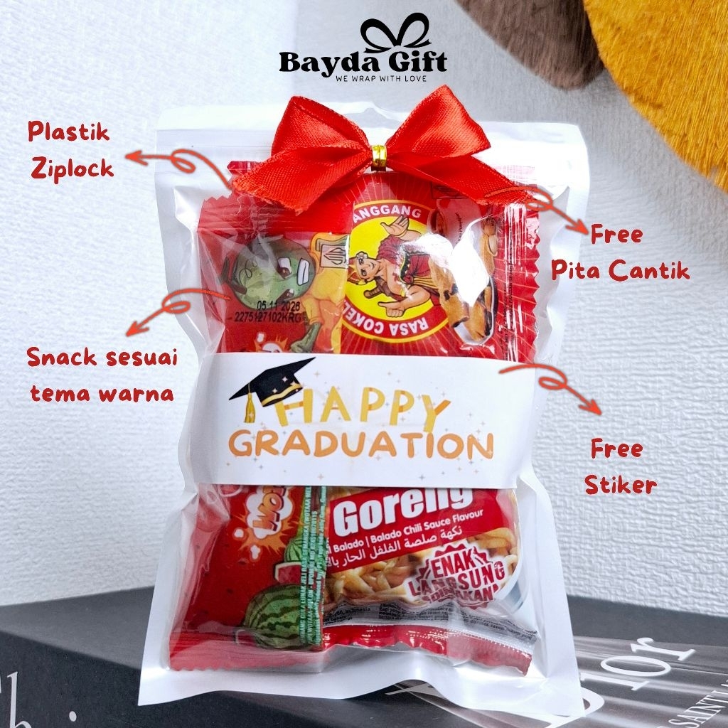 

Merah - Mini Snack Hampers Murah/ Kado Lucu/ Freebies/ Hadiah Ulang Tahun/ Souvenir Murah