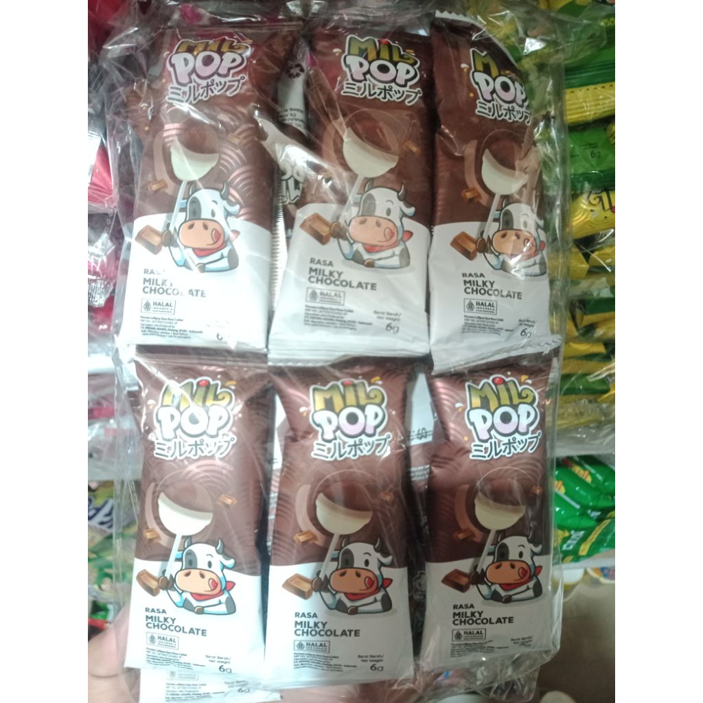 

Mil Pop Rasa Milky Chocolate 20Pcs