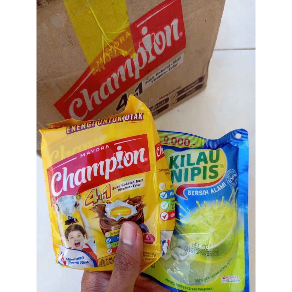 

Energen susu cokelat champion beli satu bonus kilau nipis