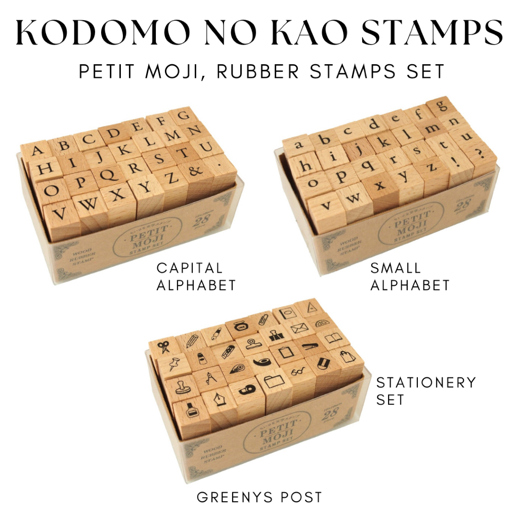 

Kodomo No Kao Rubber Stamp Stempel Unik, I Love Stamp Series