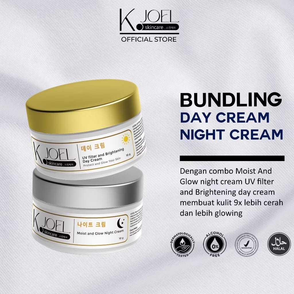 KJOEL Paket Bundling Day cream & Night cream [2 in 1] - BPOM