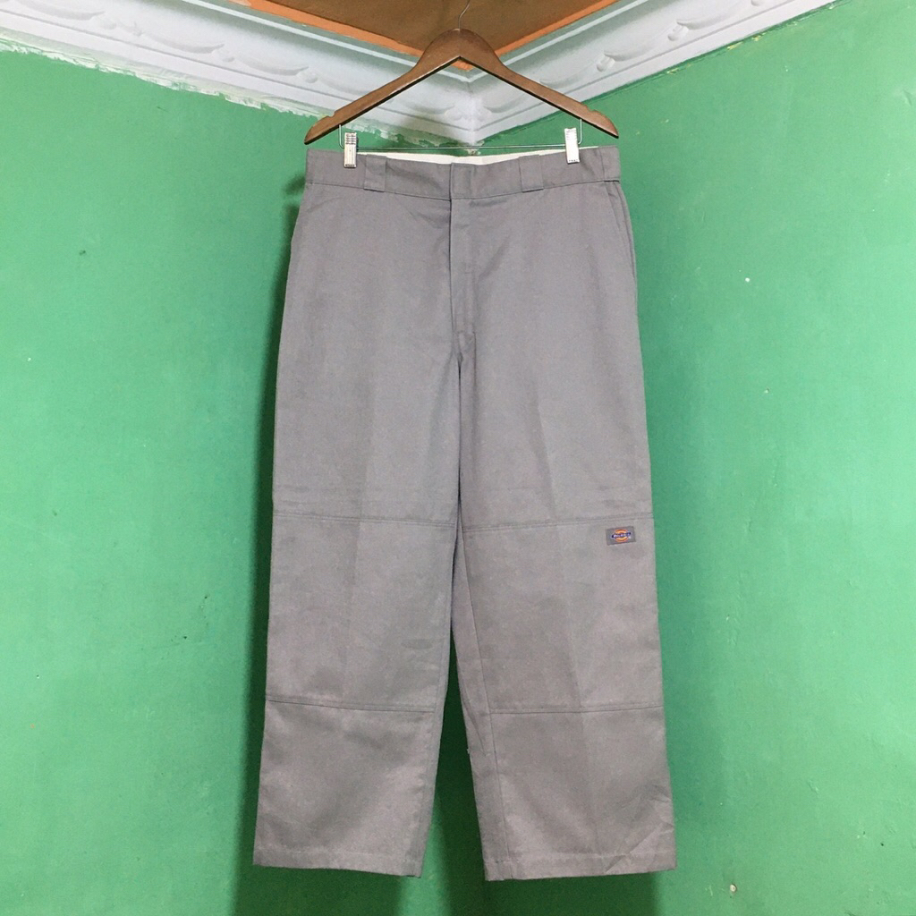 Dickies Double Knee Cell Pocket Silver Loose Fit