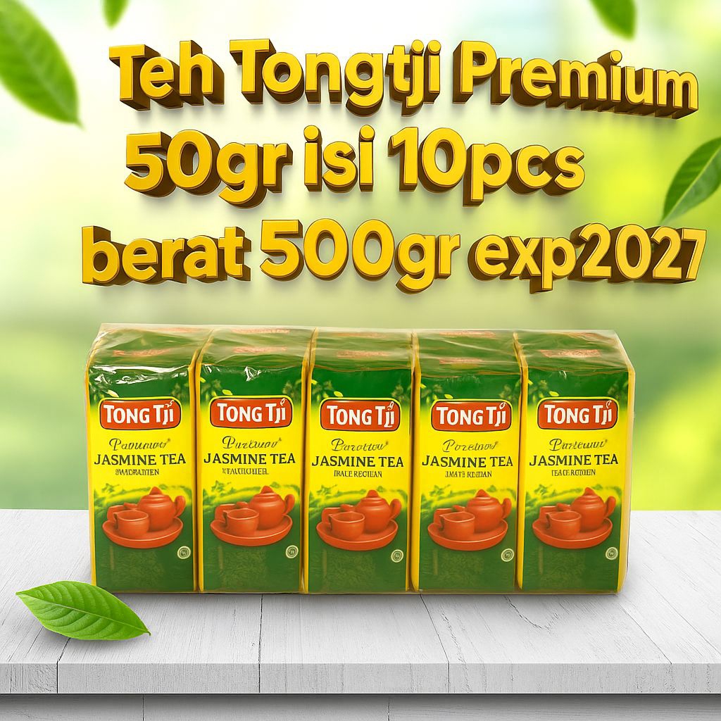 

Teh Tong Tji Premium 50gr isi 10 pcs Berat 500gr exp 2027 | Teh Tubruk indonesia