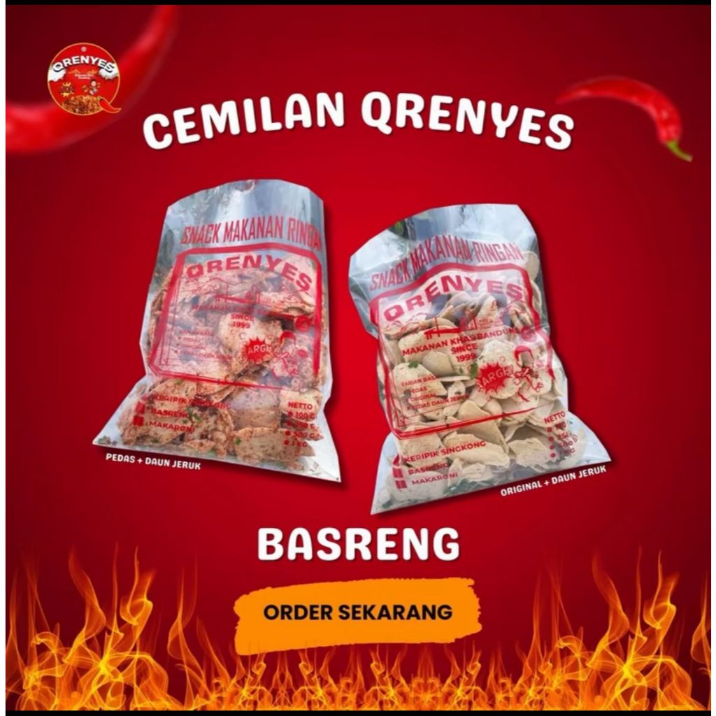 

Basreng Daun Jeruk Makanan Ringan Pedas Basreng Pedas Murah 125gram