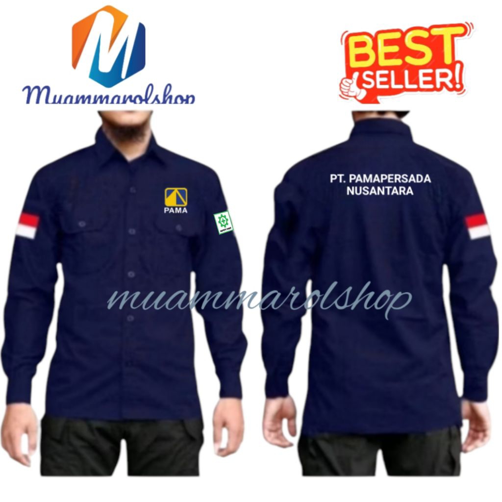 kemeja pt. pama persada nusantara bordir