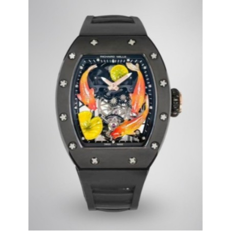 Jam Tangan S10 Koi Tourbillon Replica Watch Limited Edition Rm S10 KOI Black