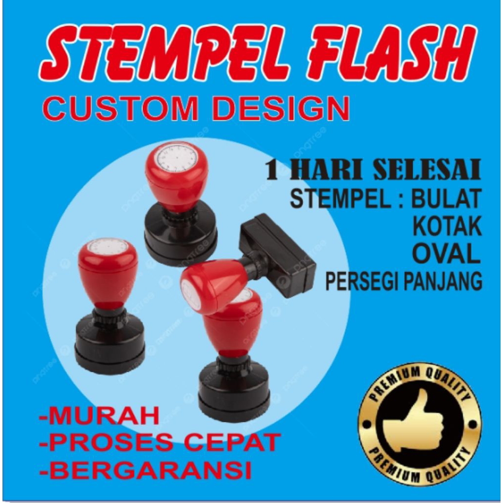 

STEMPEL FLASH / STEMPEL OTOMATIS / CUSTOM