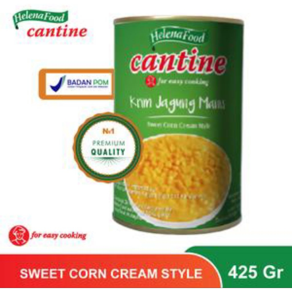 

Helenafood Krim Jagung Manis 425gr - Sweet Corn Cream Style Cantine