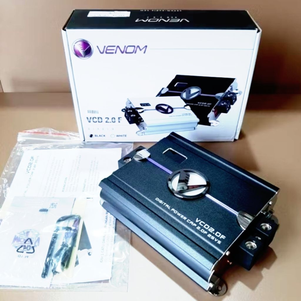 Capacitor Bank kotak Venom 2.0 farad