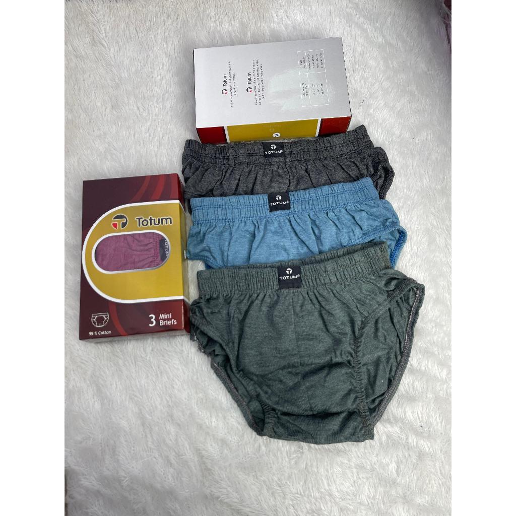 1 Dus Isi 3 | CD Celana Dalam Pria Totum | Size M / L / XL / L3