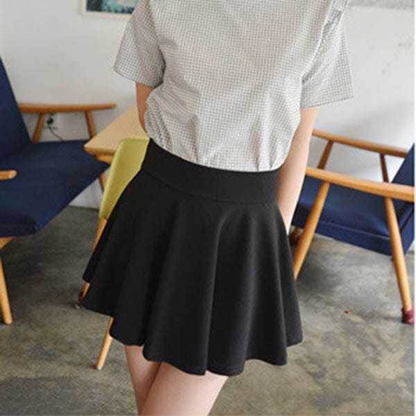 KOREAN STYLE MINI SKIRT ROK OLAHRAGA ROK HITAM / ROK KOREAN STYLE