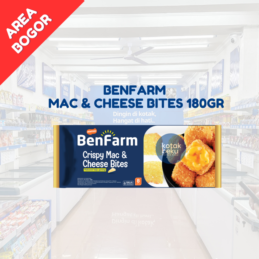 

BENFARM MAC & CHEESE BITES 180GR