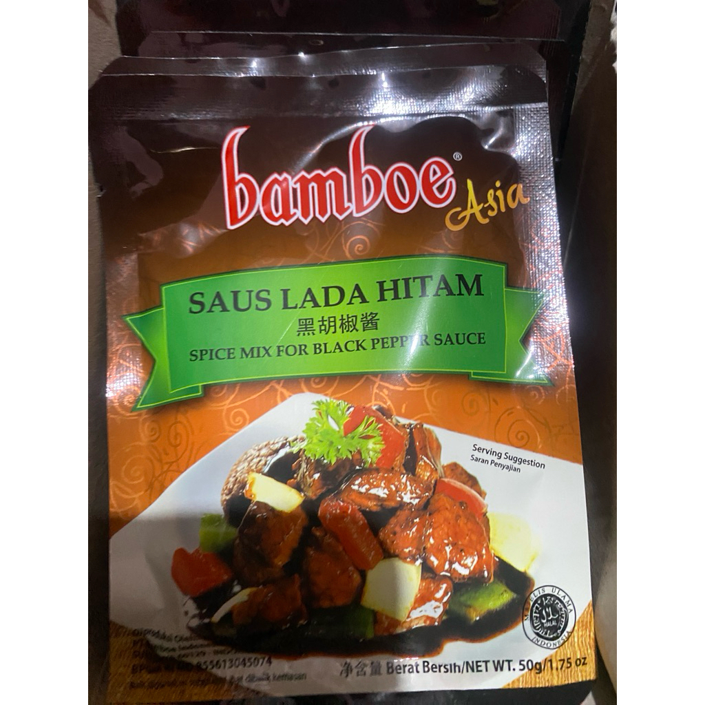 

Bamboe Asia saus lada hitam 50gram