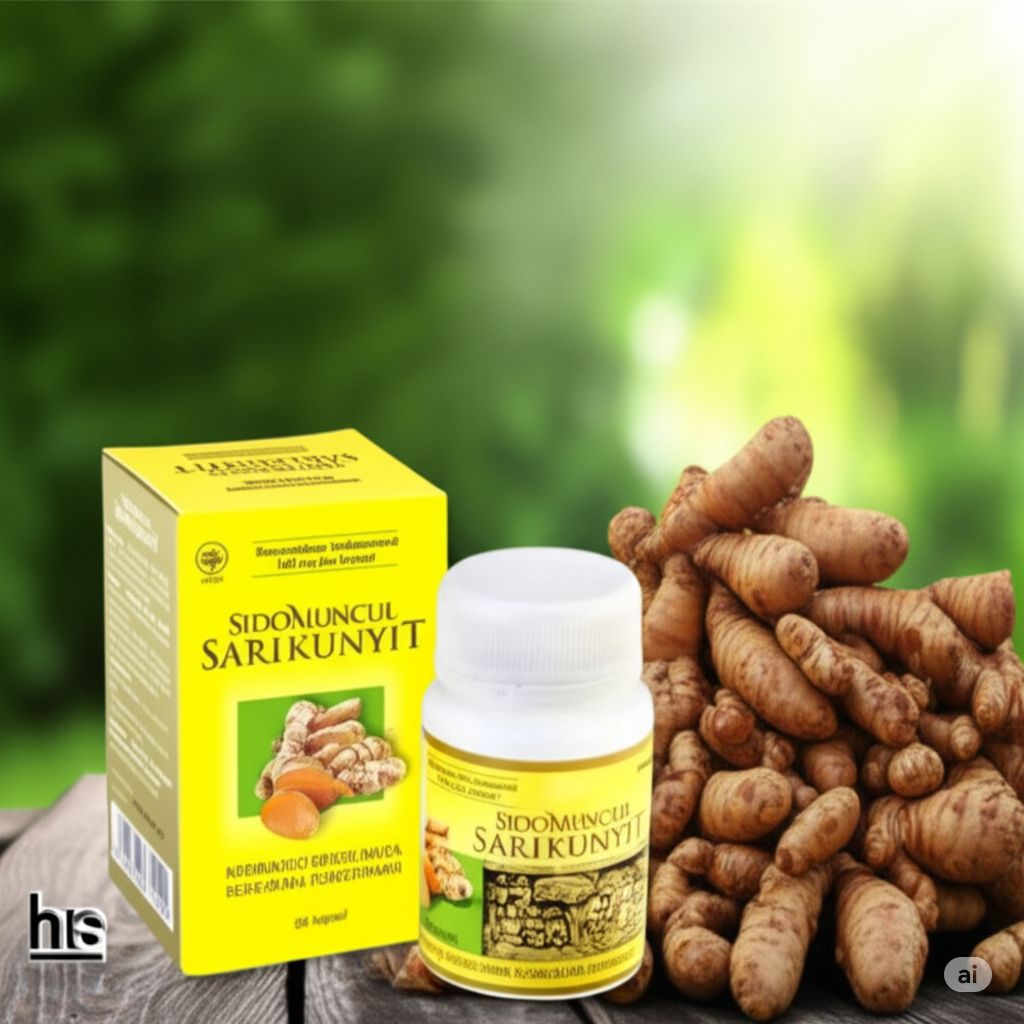 

Sari Kunyit Sidomuncul – Obat Herbal Maag, Asam Lambung