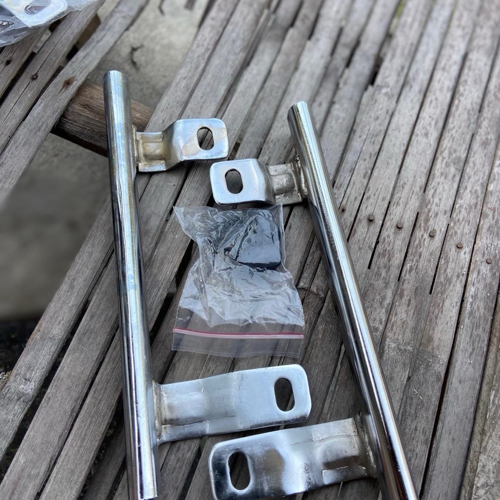 Begel samping fiz r behel samping fiz r crome crom besi motorcycle