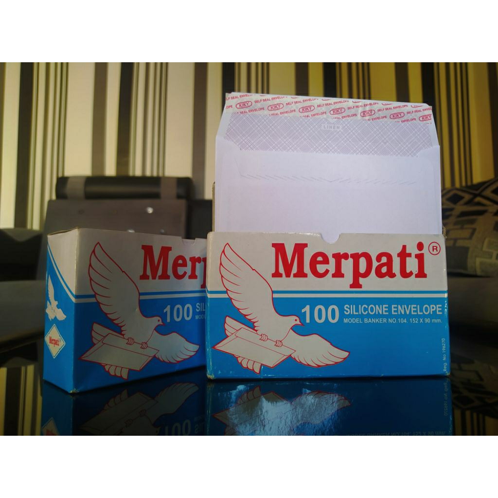 

Amplop lem perekat MERPATI - (1 BOX 100 PCS) Harga grosir dan bisa dijual lagi atau ecer