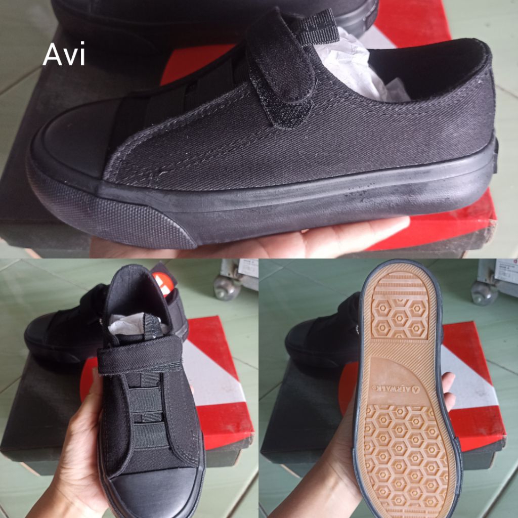 Sepatu Anak Warna Hitam Airwalk Original