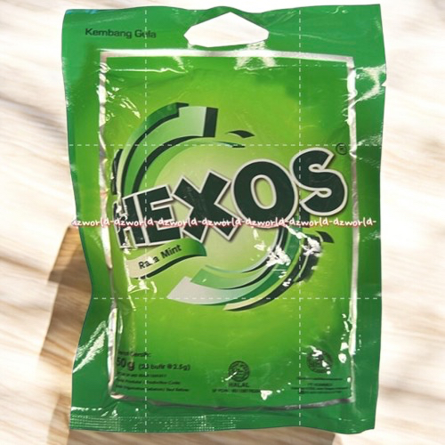 

Hexos Rasa Mint 50gr Permen Mint Heksos Kembang Gula Hexxos Candy Food Rasa Pedas Min Hijau Green