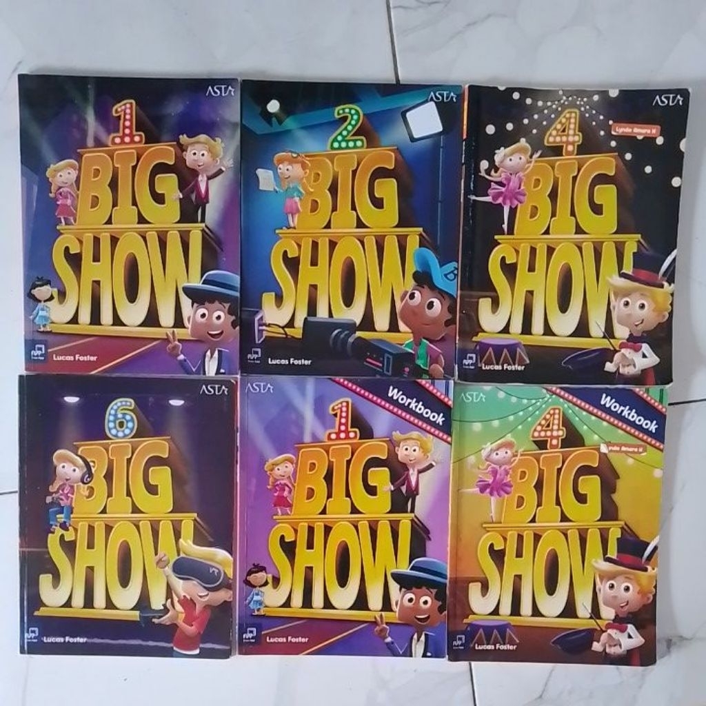 BIG SHOW STUDENT BOOK 1,2, 3 & 4 & 5, 6 ASTA